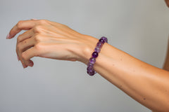🔮Bracelet en Améthyste