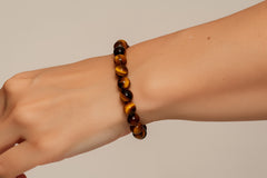 🐯Bracelet en Pierre d'Œil de Tigre