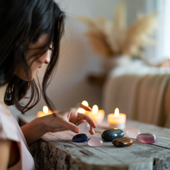 Séance de guidance énergetique & choix des pierres.
