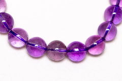 Bracelet en Pierre d'Améthyste - SOMMEIL & ANXIETE Éclat Précieux