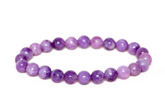 Bracelet en Pierre de Lépidolite - CAUCHEMART & SOMMEIL Éclat Précieux