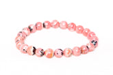 Bracelet en Pierre de Rhodochrosite - GUERISON INTERIEURE Éclat Précieux