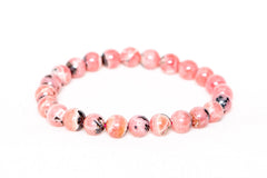 Bracelet en Pierre de Rhodochrosite - GUERISON INTERIEURE Éclat Précieux