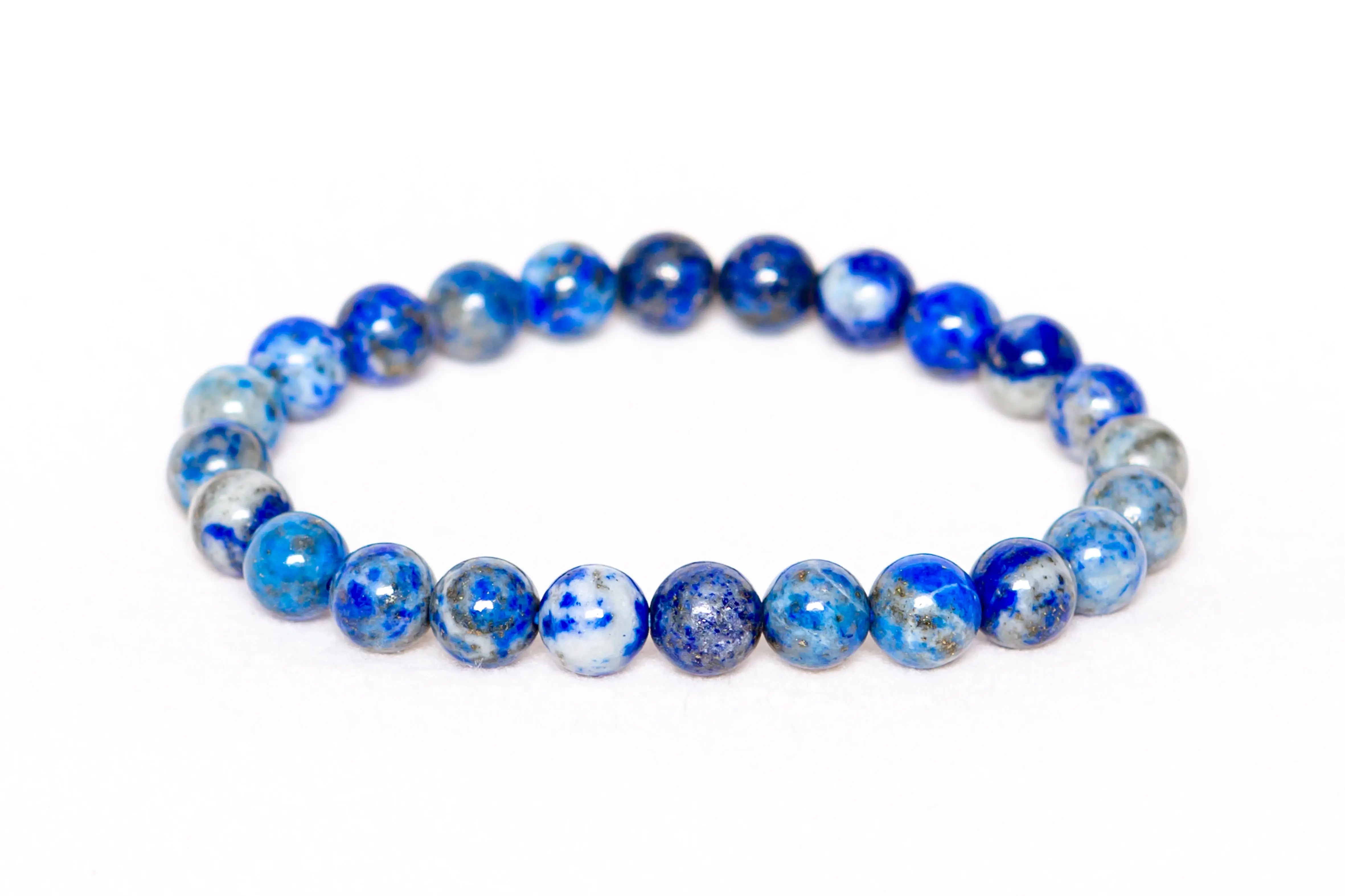 Bracelet en Pierre de Lapis Lazuli - DEPRESSION Éclat Précieux