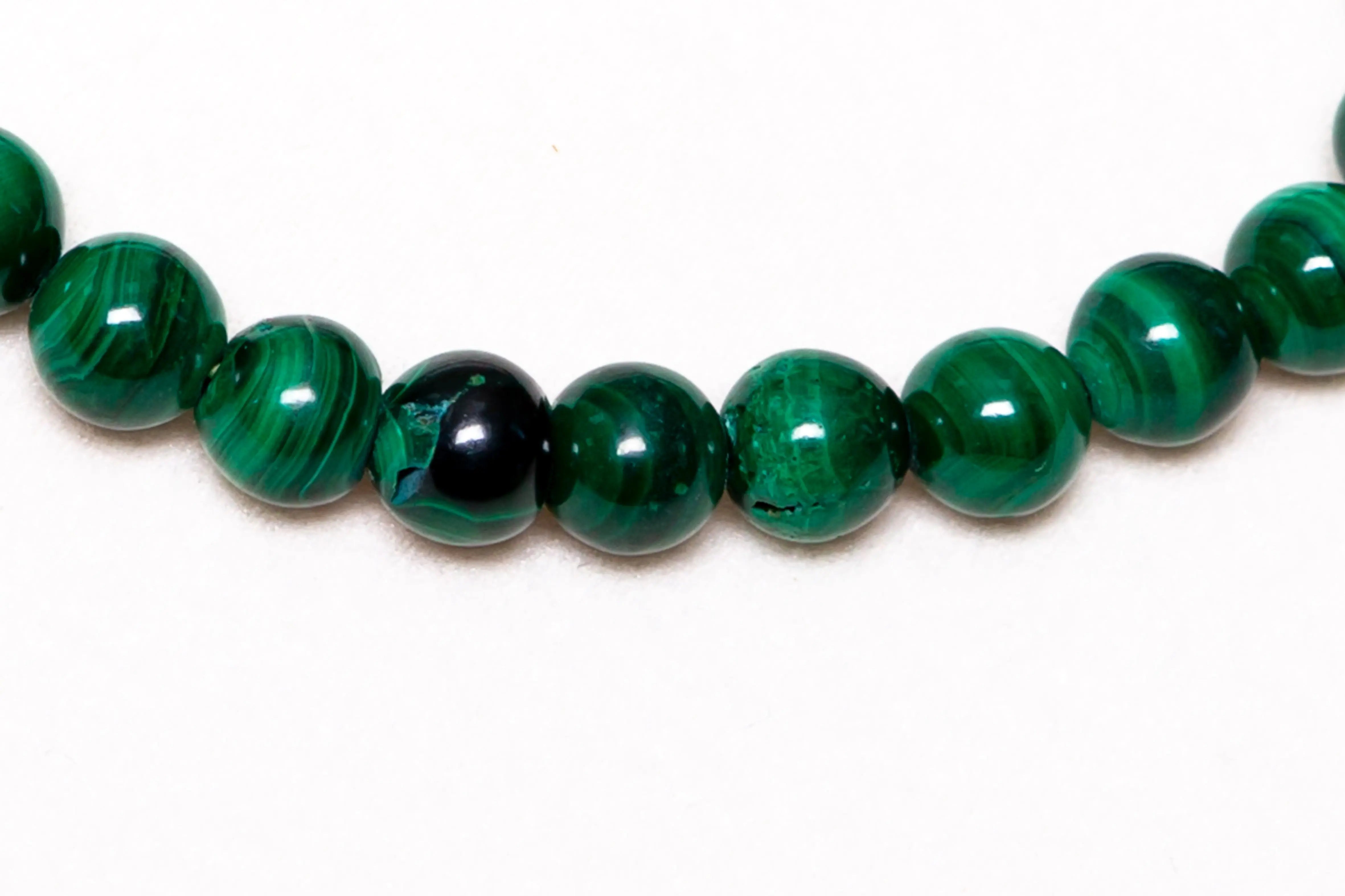 Bracelet en Pierre de Malachite - DOULEURS PHYSIQUE Éclat Précieux