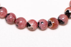 Bracelet en Pierre de Rhodochrosite - GUERISON INTERIEURE Éclat Précieux