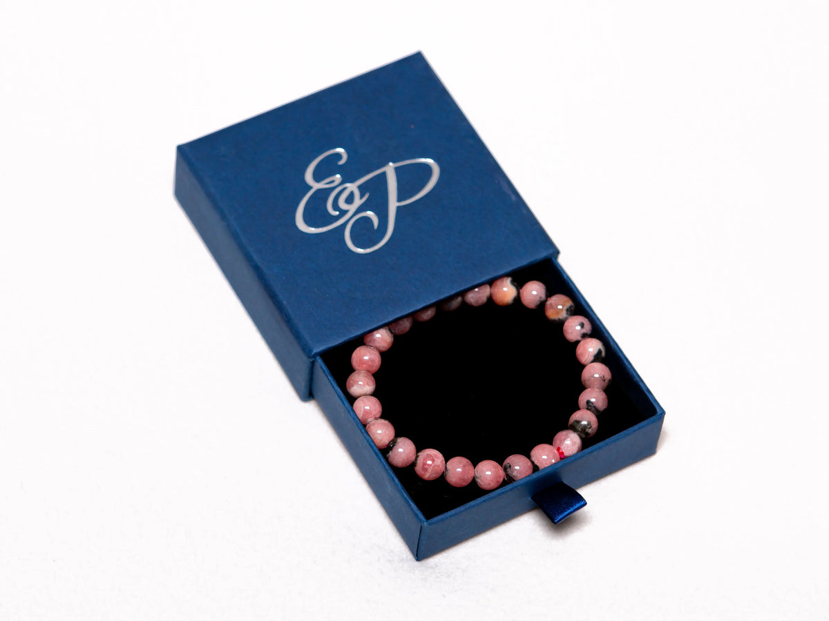 Bracelet en Pierre de Rhodochrosite - GUERISON INTERIEURE Éclat Précieux