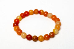 Bracelet en Aventurine Orange - CHANCE & SUCCÈS Éclat Précieux